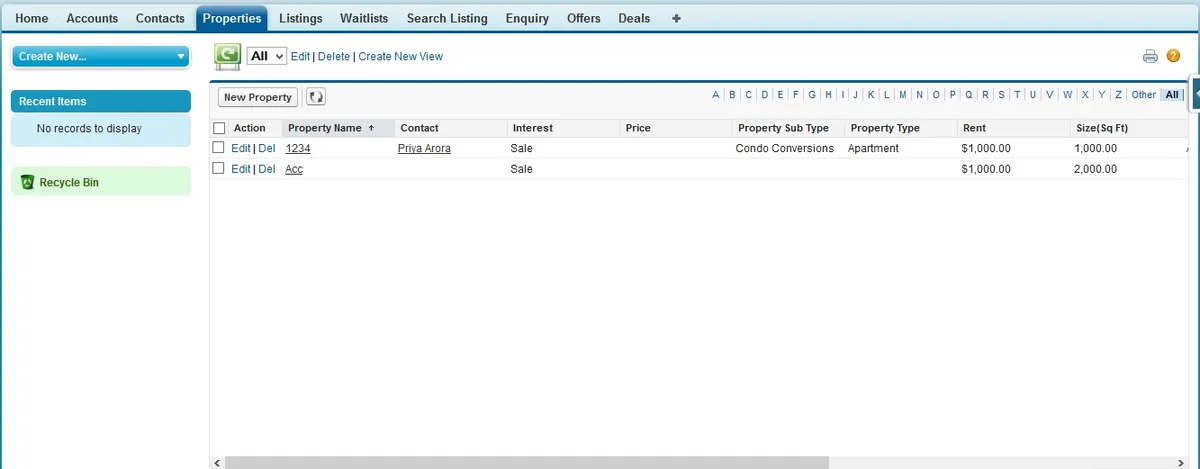 R-CRM — screenshot from the Salesforce AppExchange listing