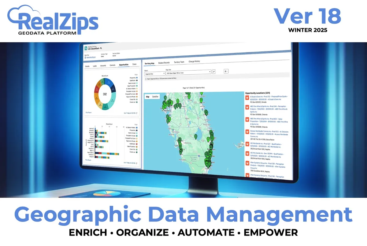 RealZips for Agentforce — screenshot from the Salesforce AppExchange listing