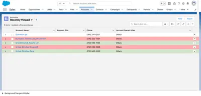 Record Highlighter for Salesforce — screenshot