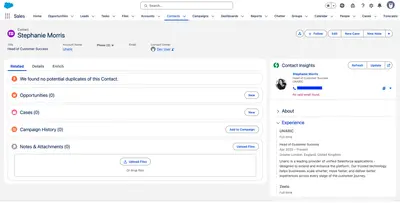 Recruiterbolt: Jobs & Company Data Enrichment for Salesforce — screenshot