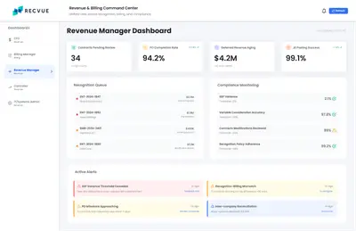 RecVue Revenue Recognition for Salesforce for Salesforce — screenshot