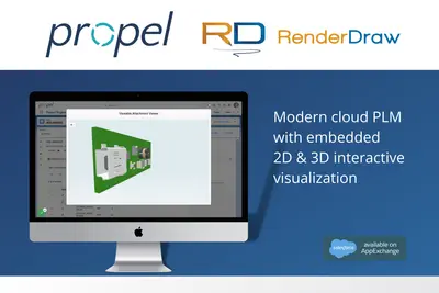 RenderDraw for Propel - Powerful PLM CAD visualizations and attachment editing for Salesforce — screenshot