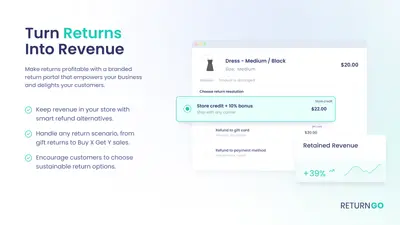 ReturnGO Returns & Exchanges for Salesforce — screenshot