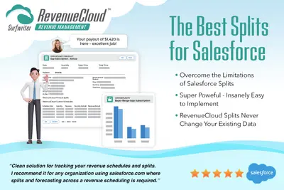 RevenueCloud: Opportunity Splits, Sales Commission, Revenue Schedules for Salesforce — screenshot