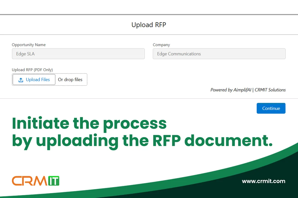 RFP Response Assistant — screenshot from the Salesforce AppExchange listing