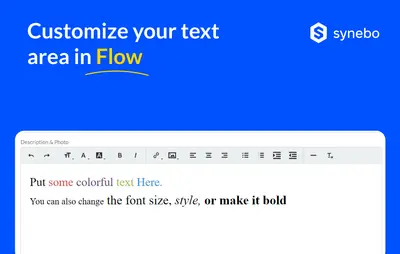 Rich Text Editor for Flow for Salesforce — screenshot