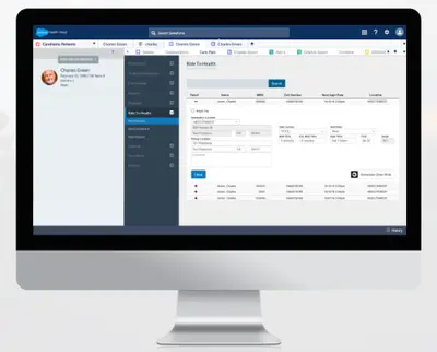 RideToHealth for Salesforce — screenshot