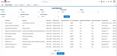 Sales Accelerator Powered by Knowledge Graphs & LLMs for Salesforce — screenshot