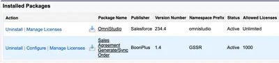 Sales Agreement Generate/Sync Order for Salesforce — screenshot
