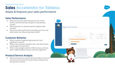 SALES | Tableau Accelerator for Salesforce Data Cloud for Salesforce — screenshot