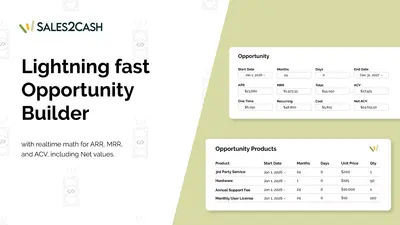 Sales2Cash for Subscription Management & Recurring Revenue with SaaS metrics for Salesforce — screenshot