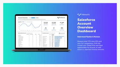 Salesforce Account Overview Dashboard | Tableau Accelerator for Salesforce — screenshot