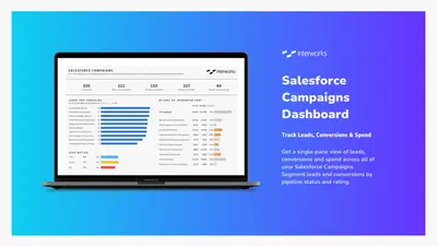 Salesforce Campaigns Dashboard | Tableau Accelerator for Salesforce — screenshot