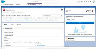 Salesforce Critical Incident Management Customizations Package for Salesforce — screenshot