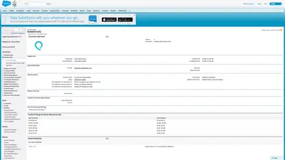 Salesforce Inbox Control Panel for Salesforce — screenshot