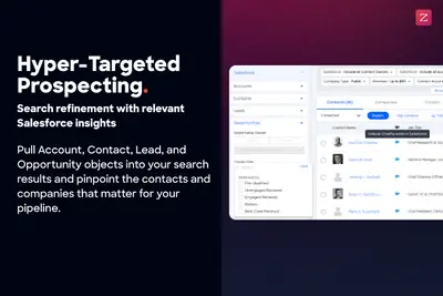 Salesforce Native Application by ZoomInfo for Salesforce — screenshot