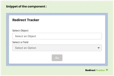 Salesforce Redirect Tracker: Streamline Your CRM Data for Salesforce — screenshot