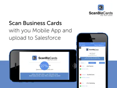 ScanBizCards: Business Card Scanner & Conference Badge App for Salesforce for Salesforce — screenshot