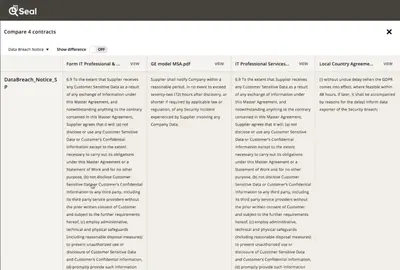 Seal Software Contract Analytics for Salesforce — screenshot