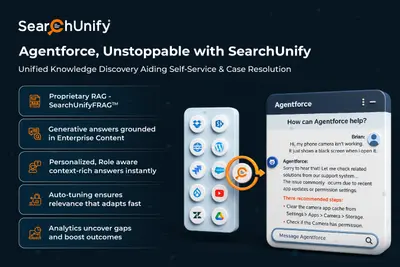 SearchUnify For Agentforce for Salesforce — screenshot