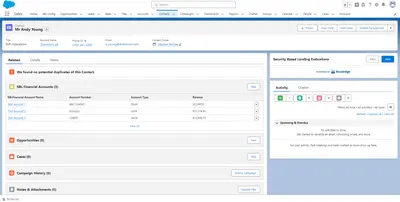 Securities Based Lending for Advisors for Salesforce — screenshot
