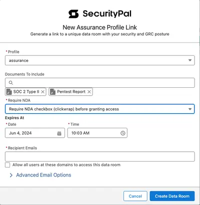 SecurityPal for Salesforce — screenshot