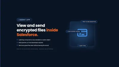 SendSafely for Salesforce| End to End Encryption wherever data is shared for Salesforce — screenshot