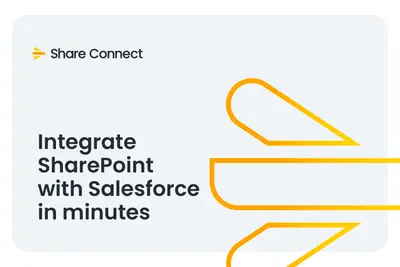 Share Connect | SharePoint Document Management for Salesforce — screenshot