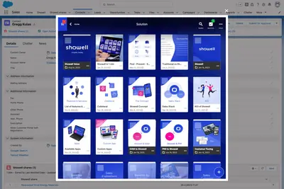 Showell for Salesforce — screenshot