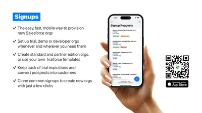 Signups for Salesforce — screenshot
