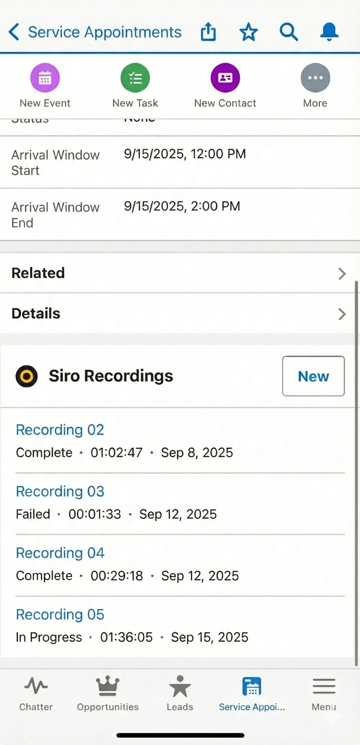 Siro — screenshot from the Salesforce AppExchange listing