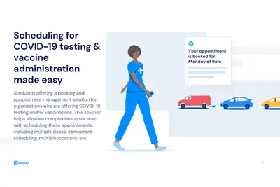 Skedulo | High Capacity Scheduling for COVID-19 Testing & Vaccine Administration for Salesforce — screenshot