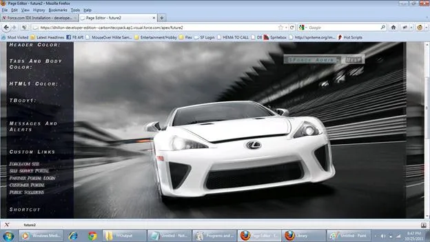 Skin Designer — screenshot from the Salesforce AppExchange listing