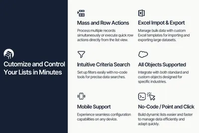 SmallBuilder Lists for Salesforce — screenshot