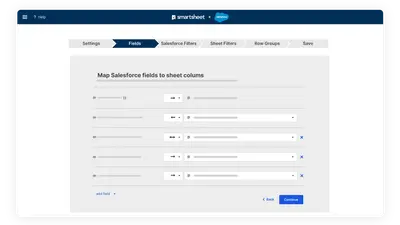 Smartsheet Salesforce Connector for Salesforce — screenshot