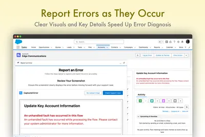 Snap2Case for Salesforce — screenshot