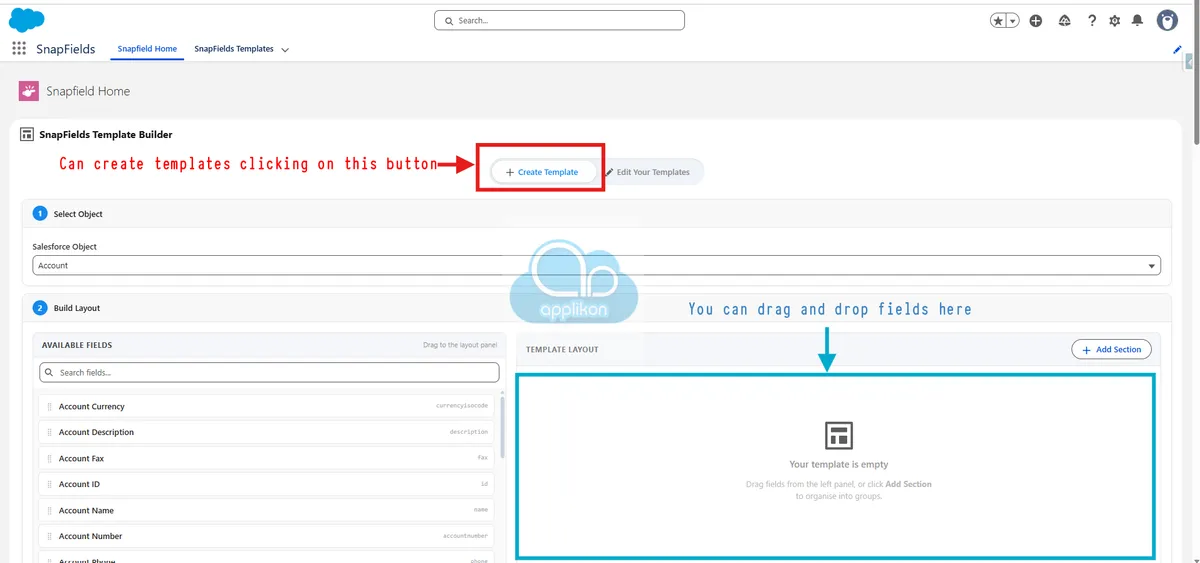 SnapFields — screenshot from the Salesforce AppExchange listing