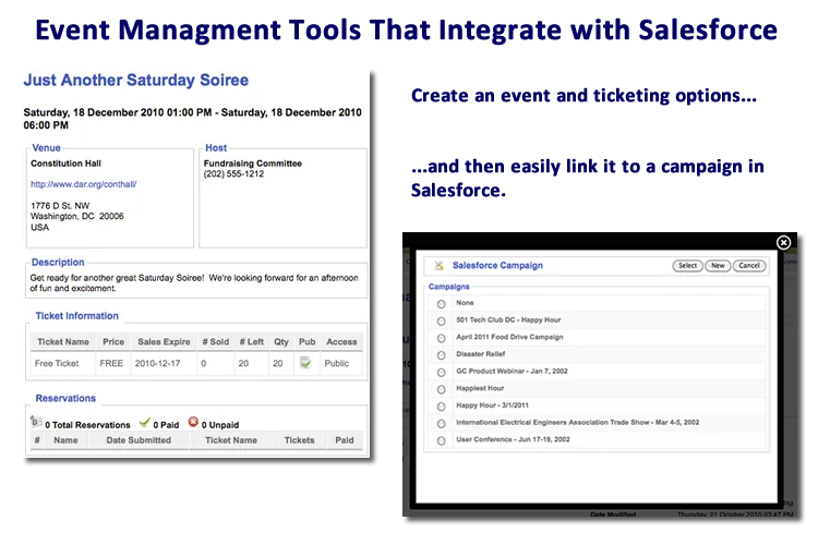Soapbox Events — screenshot from the Salesforce AppExchange listing