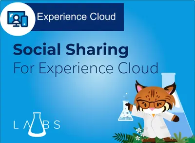 Social Sharing for Experience Cloud (Aura/LWR) for Salesforce — screenshot
