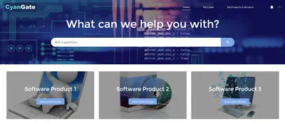 Software Product Delivery and Support via Communities for Salesforce — screenshot