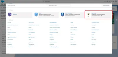 Split Any for Salesforce — screenshot