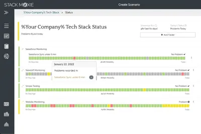 Stack Moxie - Monitor Everything in Your Stack Right From Salesforce for Salesforce — screenshot