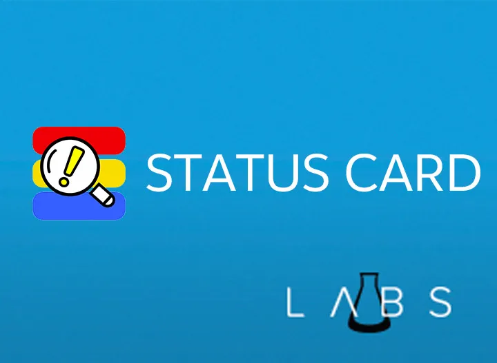 Status Card — screenshot from the Salesforce AppExchange listing