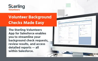 Sterling Volunteers | Portable Background Checks for Salesforce — screenshot