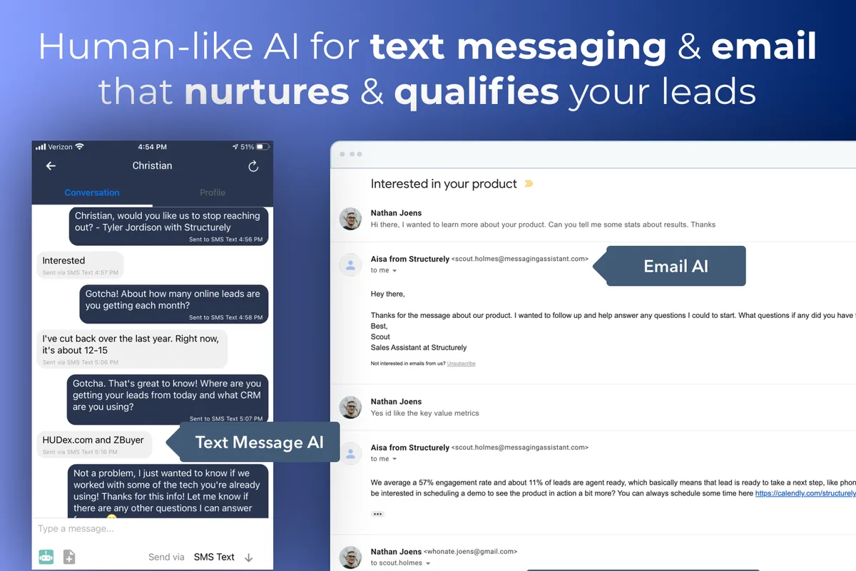 Structurely AI Assistant — screenshot from the Salesforce AppExchange listing