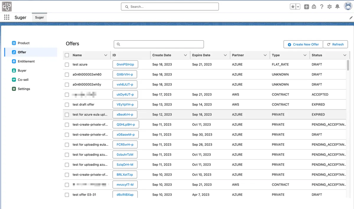 Suger — screenshot from the Salesforce AppExchange listing