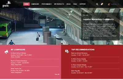 Supplier Marketing Community (SMC) for Salesforce — screenshot