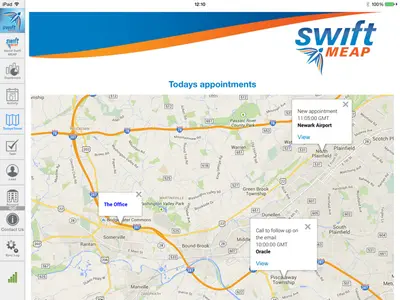 Swift MEAP offline mobile and desktop client for Salesforce for Salesforce — screenshot