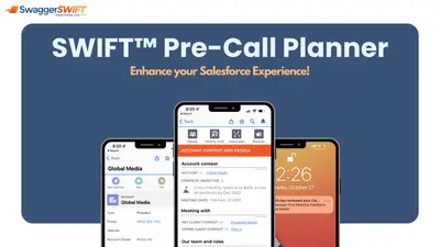 SWIFT™ Pre-Call Planner | Make Every Meeting Count for Salesforce — screenshot
