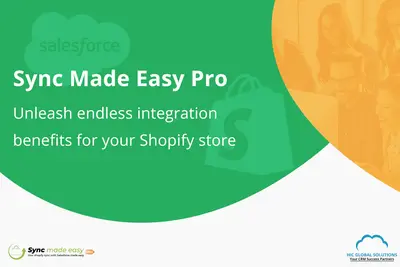 Sync Made Easy Pro - Salesforce to Shopify Integration for Salesforce — screenshot